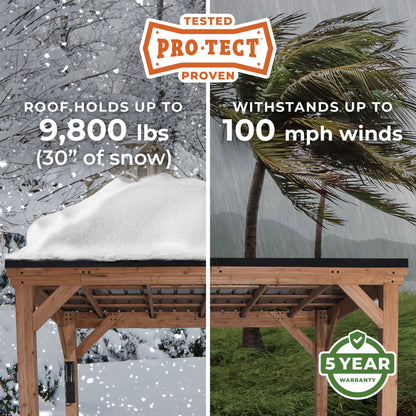20x9.5 Arcadia Gazebo