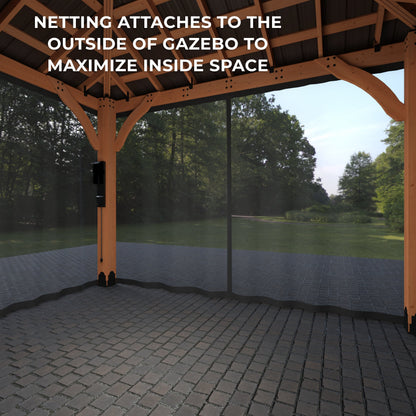 Mosquito Netting Kit-Arlington Gazebos