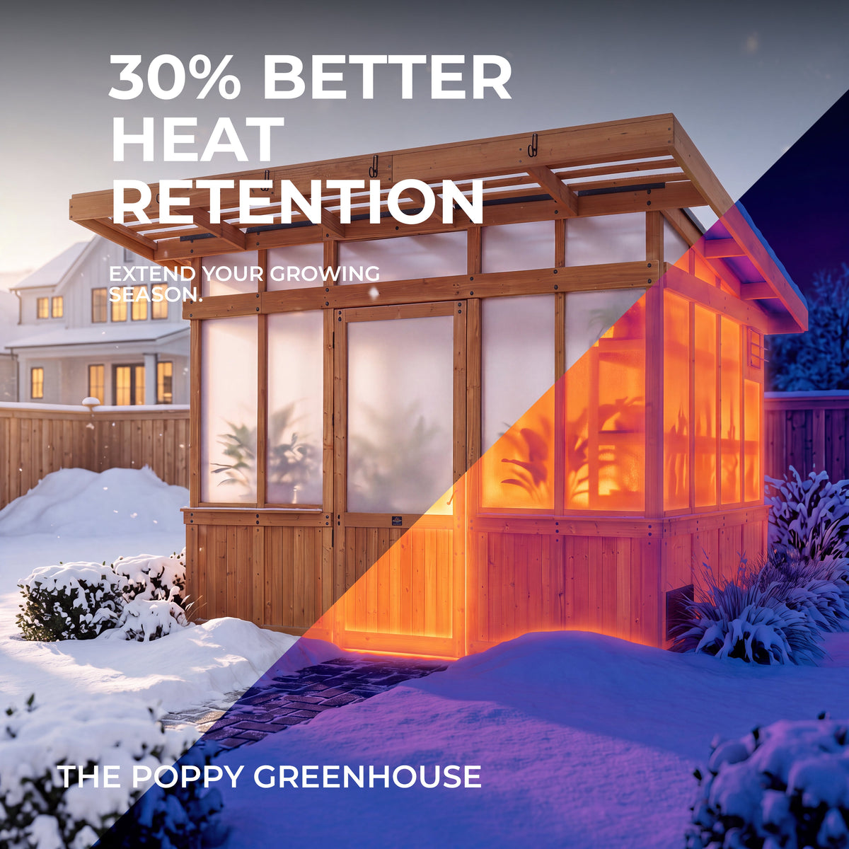 11x7 Poppy Greenhouse
