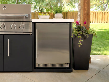 Emory | 12-Foot Outdoor Kitchen Island with Built-In Grill & Griddle