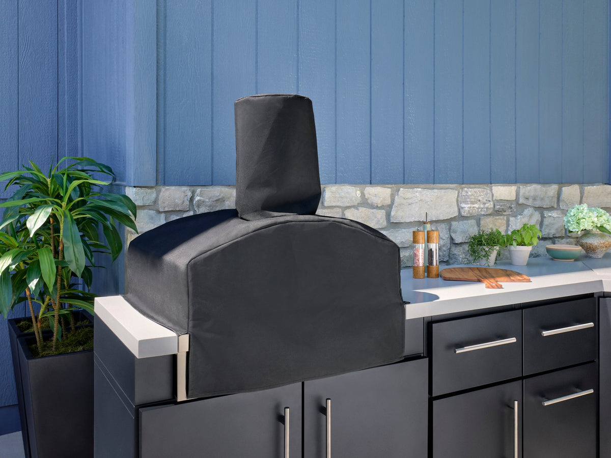 Emory | 12-Foot Outdoor Kitchen Island with Built-In Griddle & Pizza Oven