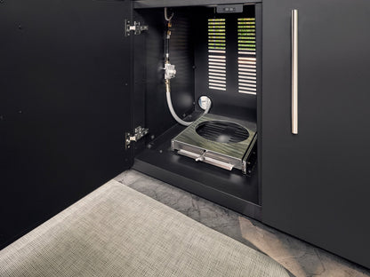 Langston | Covered Walk-In Outdoor Kitchen with Built-In Grill & Griddle