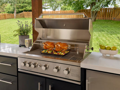 Emory | 12-Foot Outdoor Kitchen Island with Built-In Grill & Pizza Oven