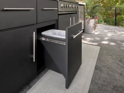 Lancaster | L-Shape Outdoor Kitchen with Built-In Grill & Pizza Oven