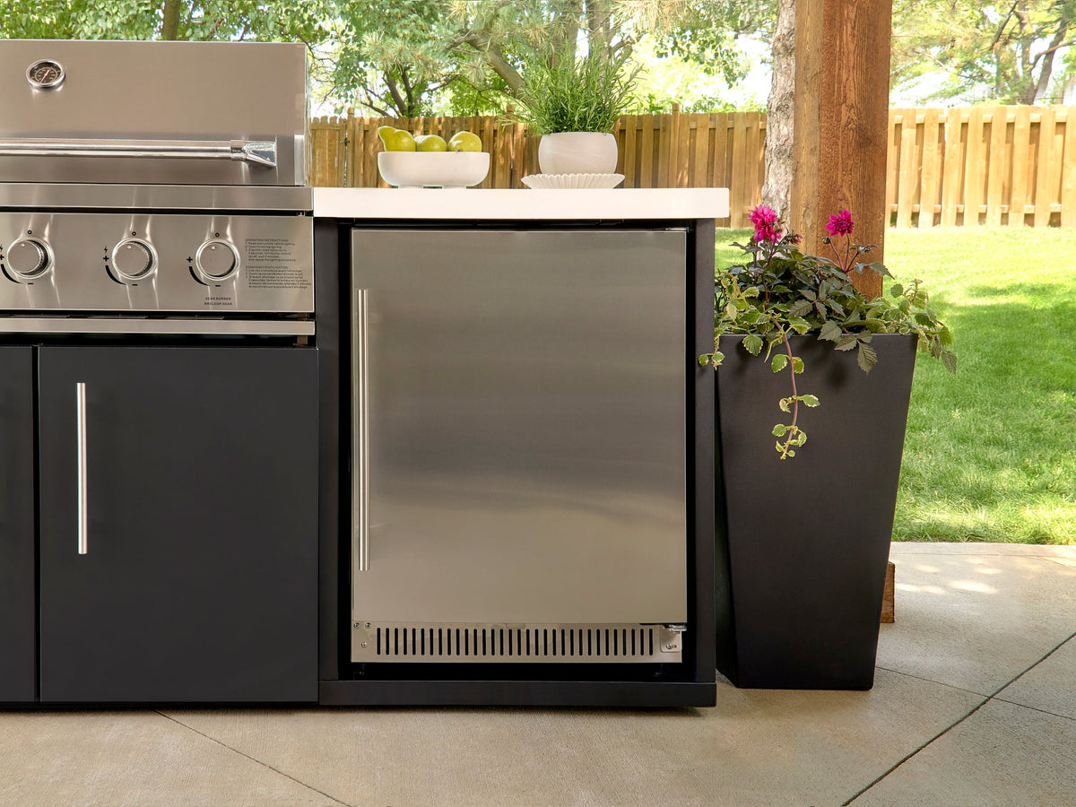 Emory | 12-Foot Outdoor Kitchen Island with Built-In Grill & Pizza Oven